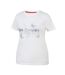 T-shirt Motif/style Fleurs Classic Femme Crème Lee Cooper-3