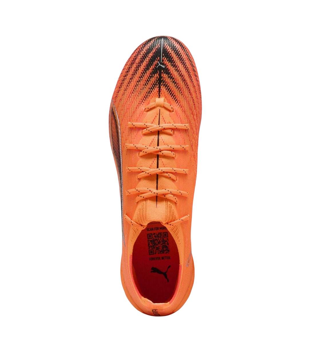 Womens/ladies Ultra 5 Ultimate Brilliance Elite Firm Ground Football Boots Orange Black Puma-4