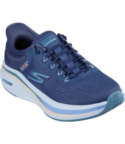 Womens/ladies Go Run Elevate 2.0 Banyan Trainers Navy Teal Skechers