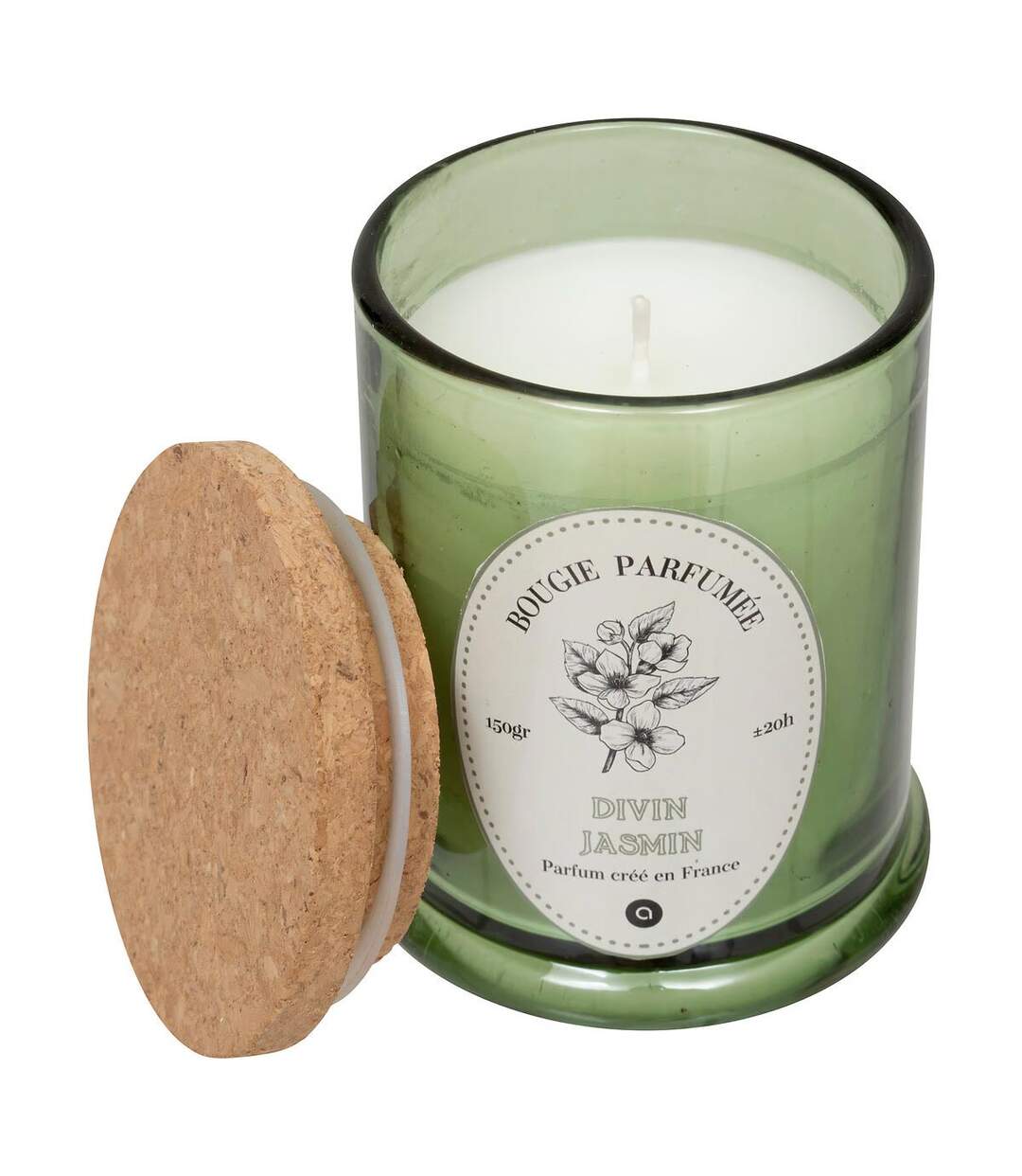 Bougie Parfumée Hapo 150g Divin Jasmin-2