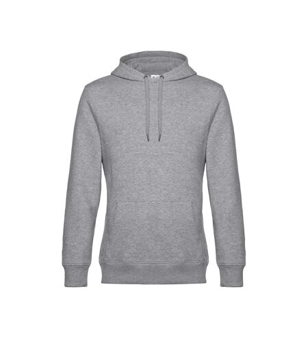 Mens King Hooded Sweater Gris Chiné B&C