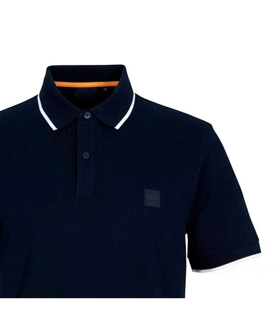 Polo Manches Courtes Passertip Homme Bleu Foncé Boss-2