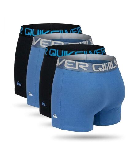Quiksilver – Pack 4 Boxers Homme Confort Coton Stretch