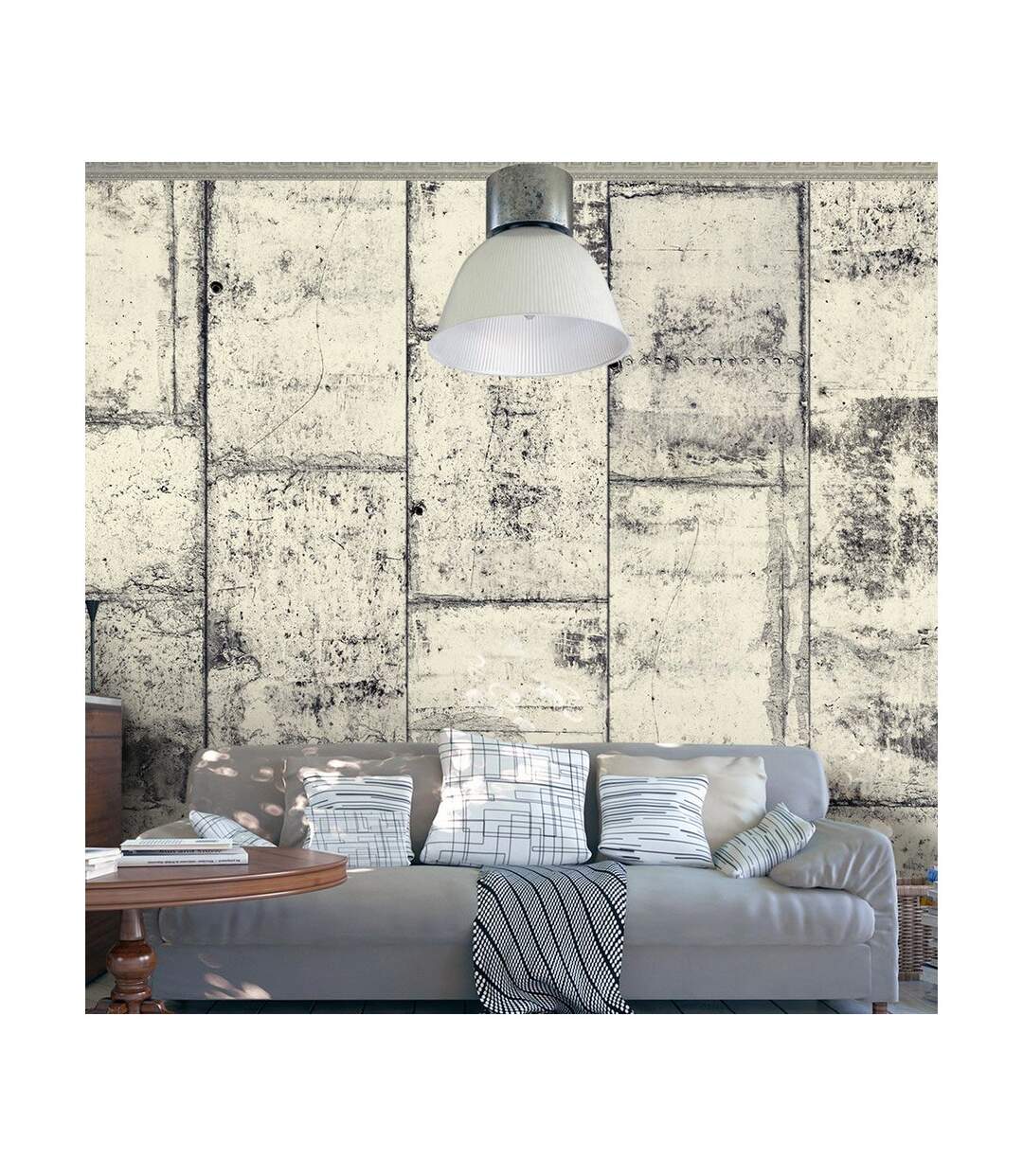 Papier Peint Love the Concrete 50x1000cm-1