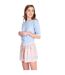 Womens/ladies Salvage Stripe Regular Lounge Shorts Multicoloured PJ Salvage-3