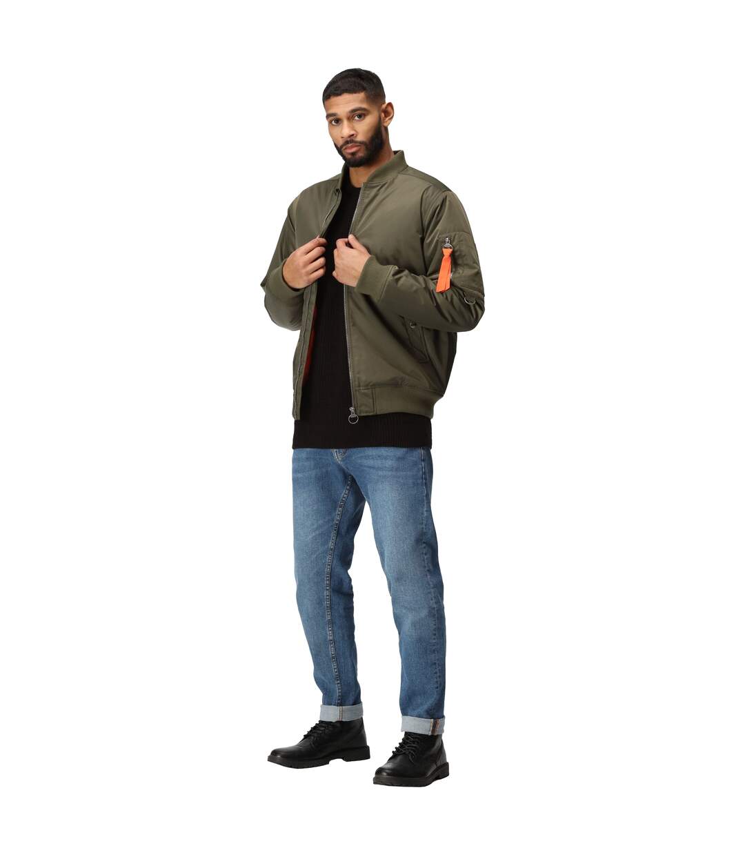 Veste Imperméable Homme Kaki Foncé Regatta Professional-1