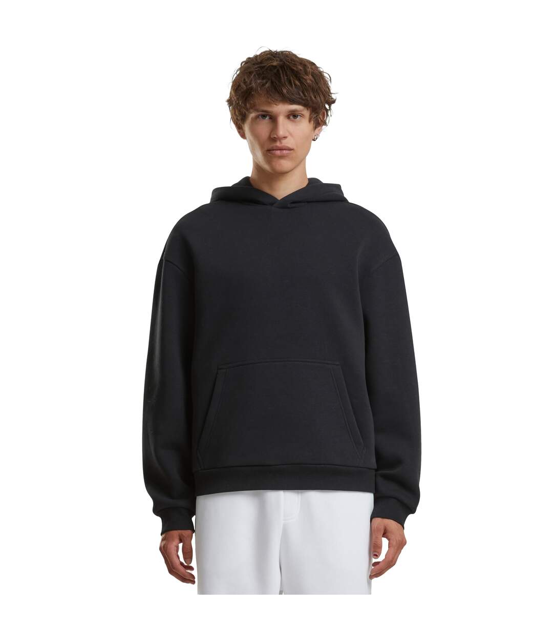 Sweat À Capuche Homme Noir Build Your Brand-1