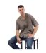 Chemise Motif/style Logo Homme Beige Boss-4