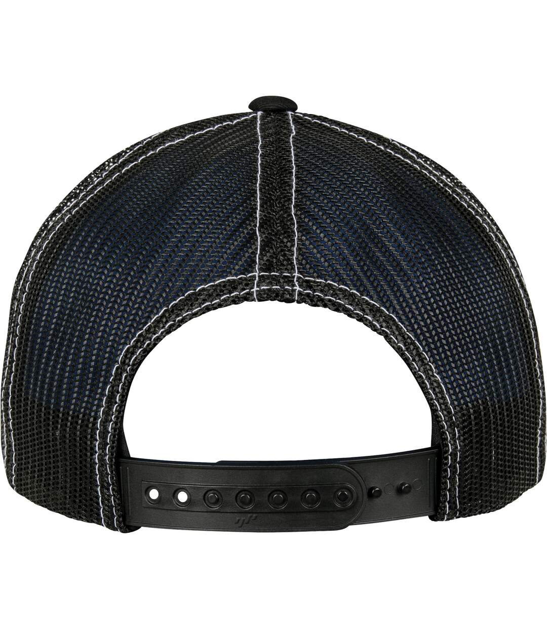 Flexfit by  checkerboard retro trucker cap black/white Yupoong-2