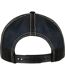 Flexfit by  checkerboard retro trucker cap black/white Yupoong-2