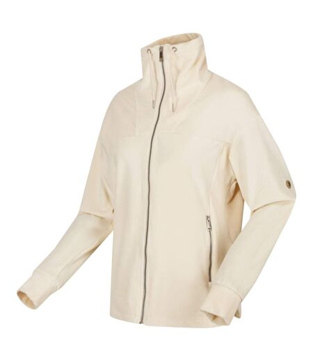 Regatta Womens/Ladies Velour Full Zip Fleece Jacket (Light Vanilla) - UTRG8864