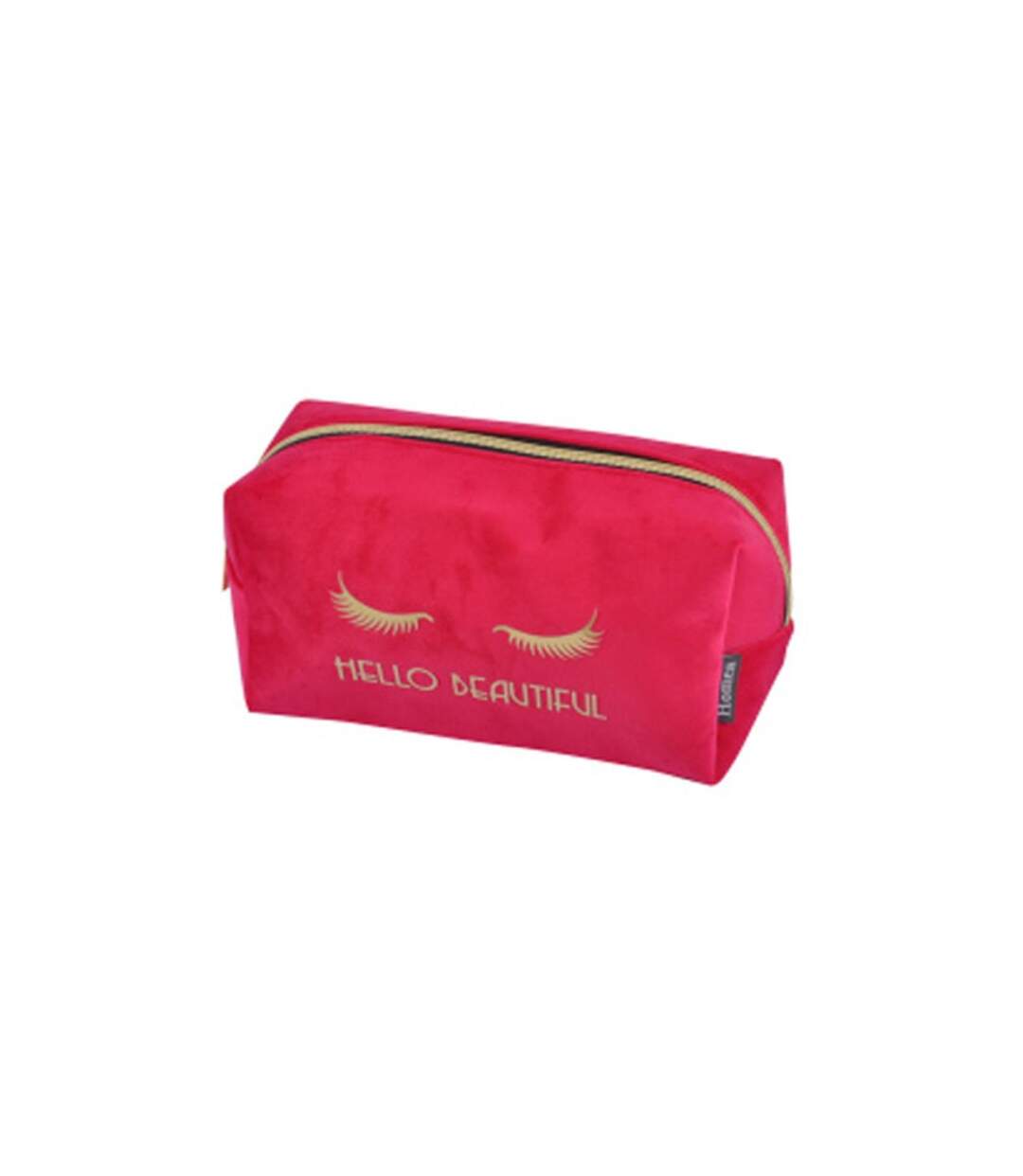 Trousse de Maquillage Velours Hello 22cm Fuchsia-1