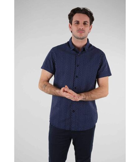 Chemise manches courtes motifs palmiers PAGOS