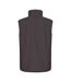 Mens Classic Soft Shell Jacket Dark Grey Clique-2