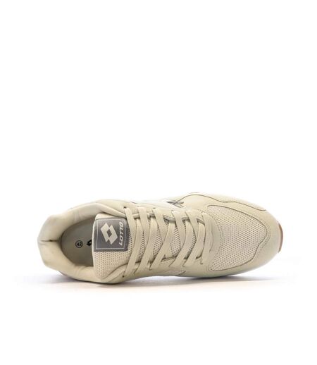 Baskets beige/blanche homme lotto twenty6