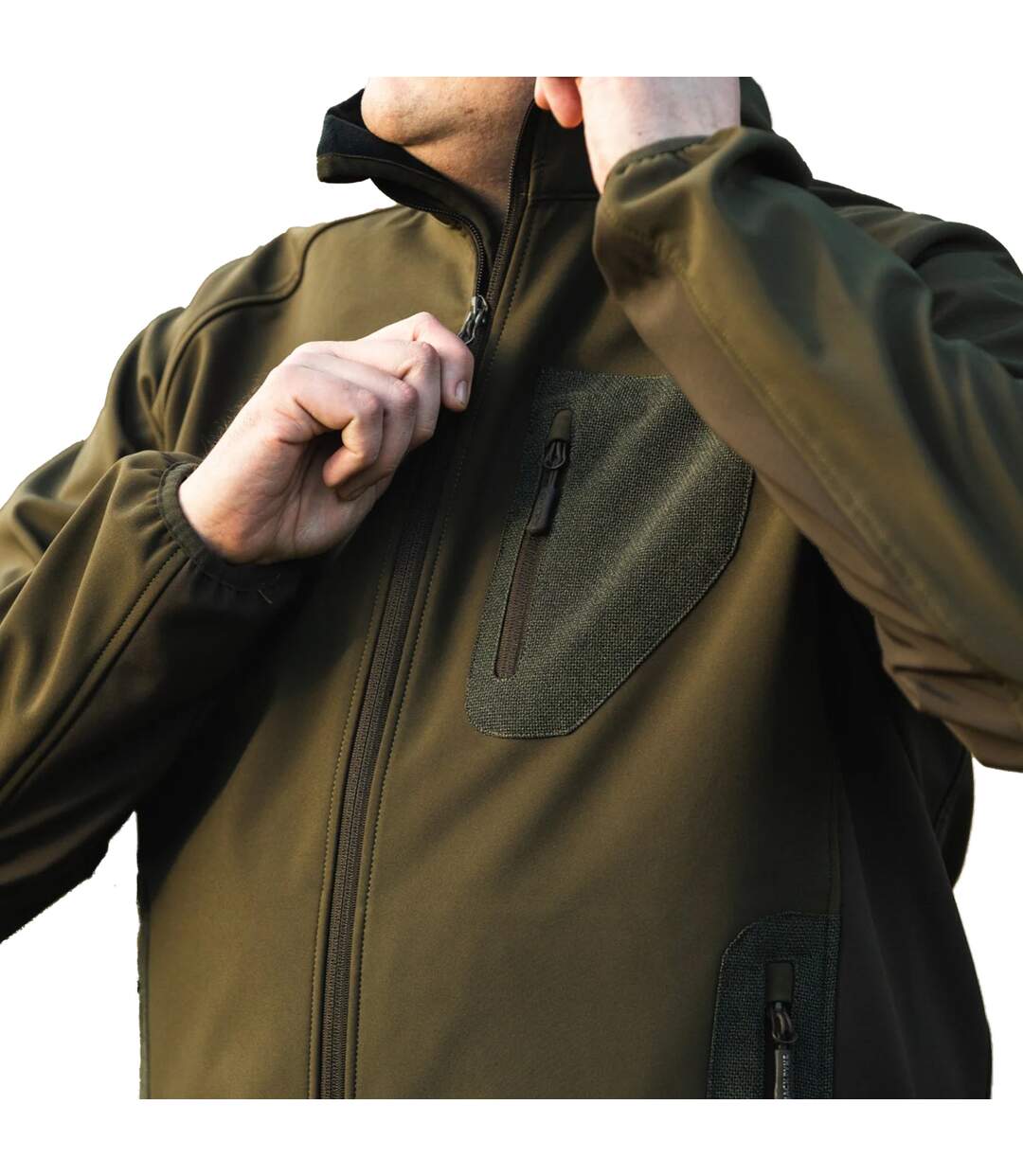 Veste Softshell Weardale Homme Vert Jack Pyke-4