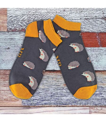 1 Pack Mens Animal Themed Bamboo Trainer Socks