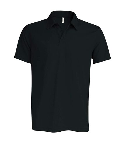Kariban Proact Mens Short Sleeve Performance Polo Shirt (Black)