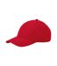 Casquette De Baseball Performance Rouge Beechfield-2