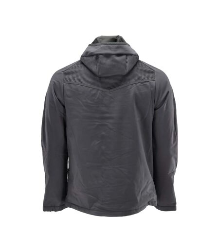 Mens Customised Soft Shell Jacket Stone Grey Mascot