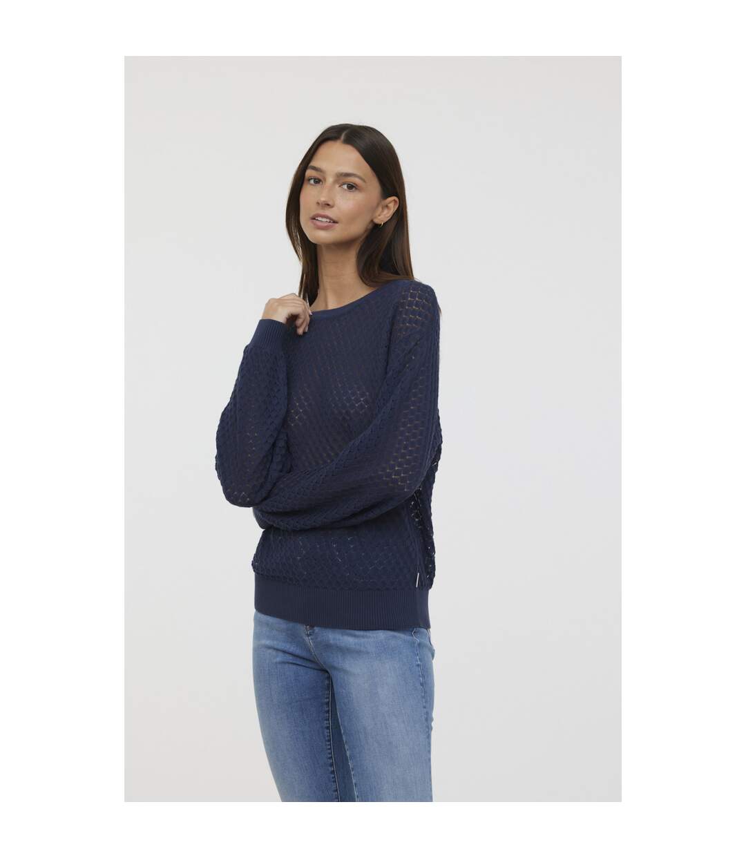 Pull manches longues coton regular CALIO-5