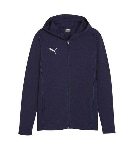 Mens Teamfinal Casuals Full Zip Hoodie Navy Puma