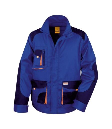 Veste Lite Adulte Bleu Roi Bleu Marine Orange WORK-GUARD By Result