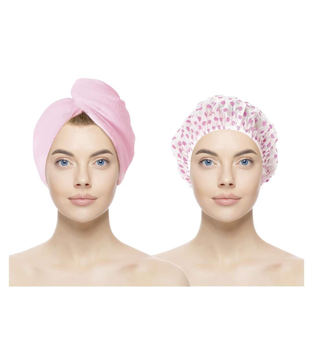 Kit Serviette & Charlotte Cheveux 60cm Rose-5