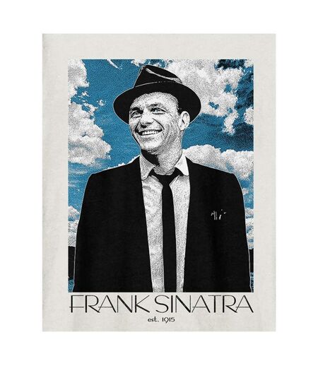 Unisex Adult Blue Skies Frank Sinatra T-shirt Vintage White Amplified