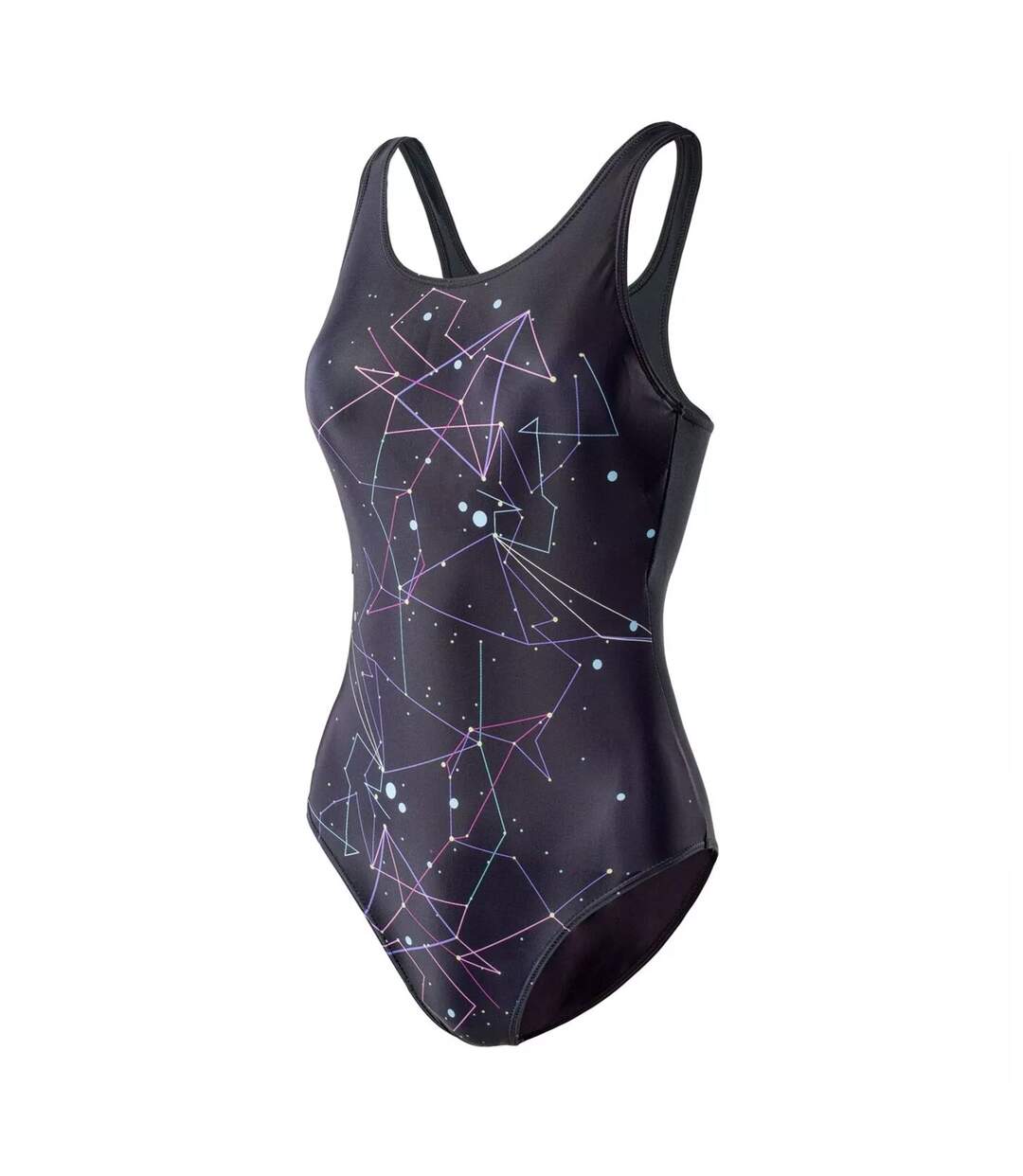 Maillot De Bain 1 Pièce Laia Femme Noir Aquawave-3