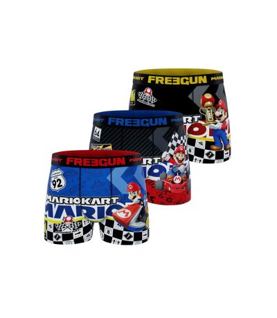 Lot de 3 boxers homme Super Mario Kart Freegun