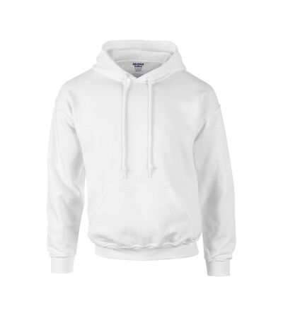 Sweat à capuche homme blanc Gildan