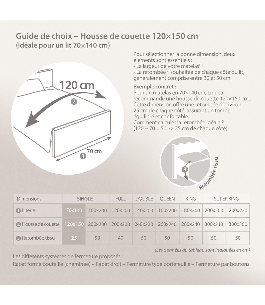 Parure de lit coton uni ALTO Taie 65x65 cm-5