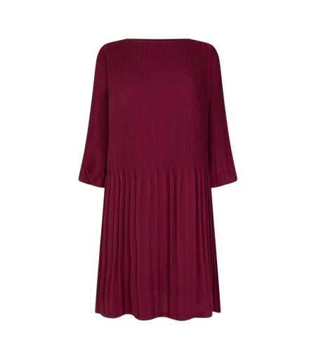 Robe Patineuse Femme Rouge Foncé Boss