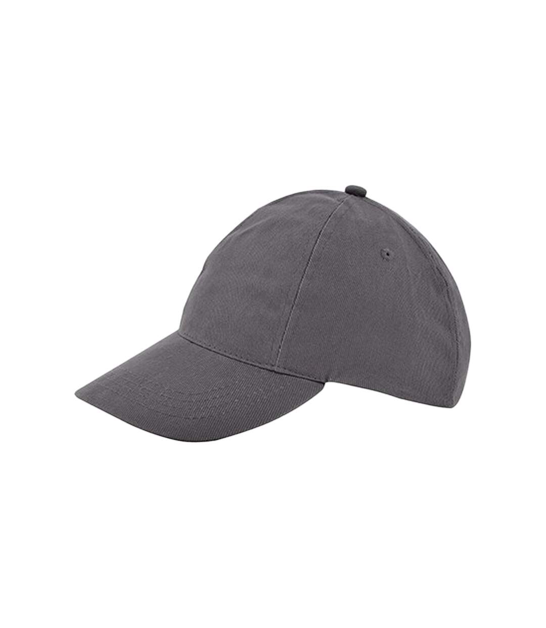 Casquette enfant gris foncé L-Merch-2