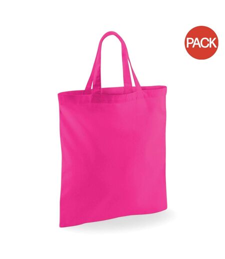 Lot de 2  Sac de courses taille unique fuchsia Westford Mill