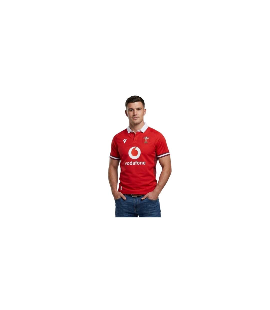 Maillot Domicile Nations Homme Rouge Wales RU-1