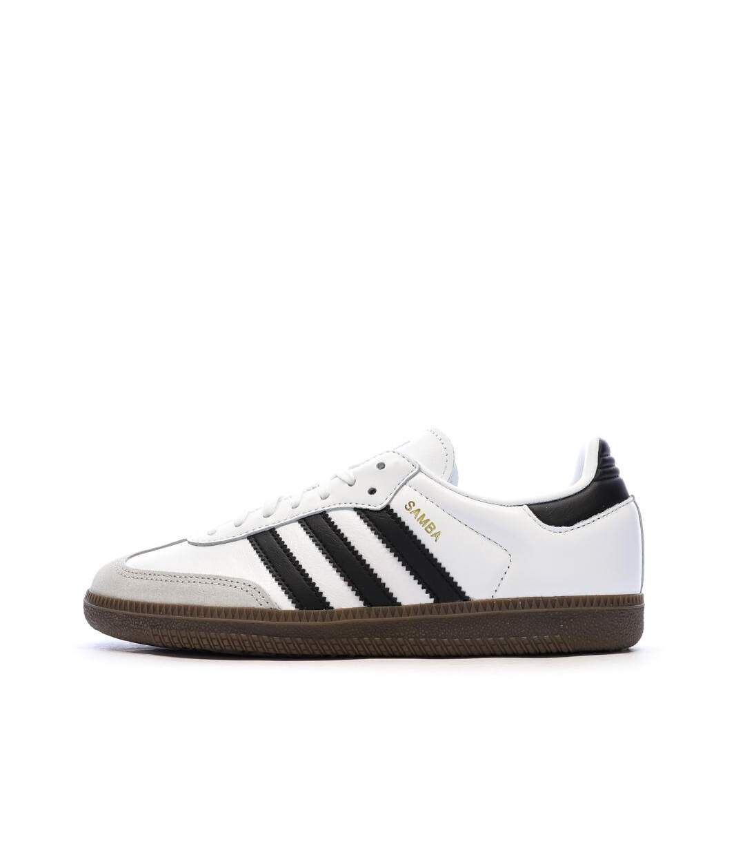 Samba baskets blanches/noires mixte adidas-1