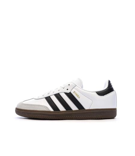 Samba baskets blanches/noires mixte adidas