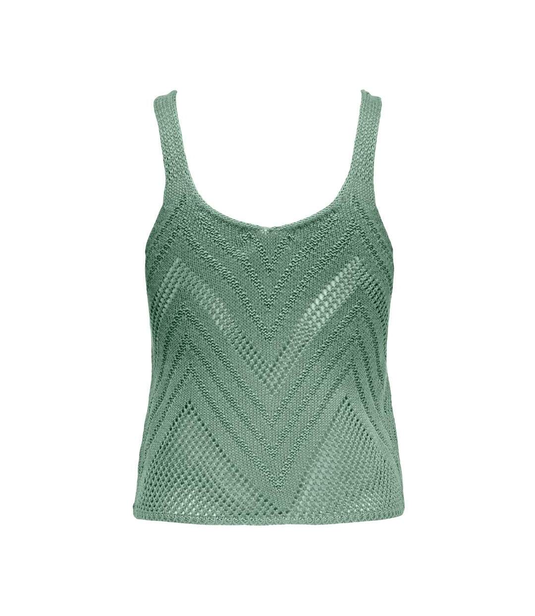 Top Crochet Vert Femme Jdy 15226348 - XXL-2