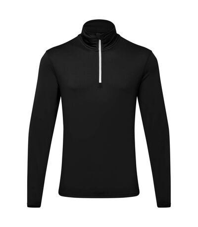 Mens athletic top black/white TriDri