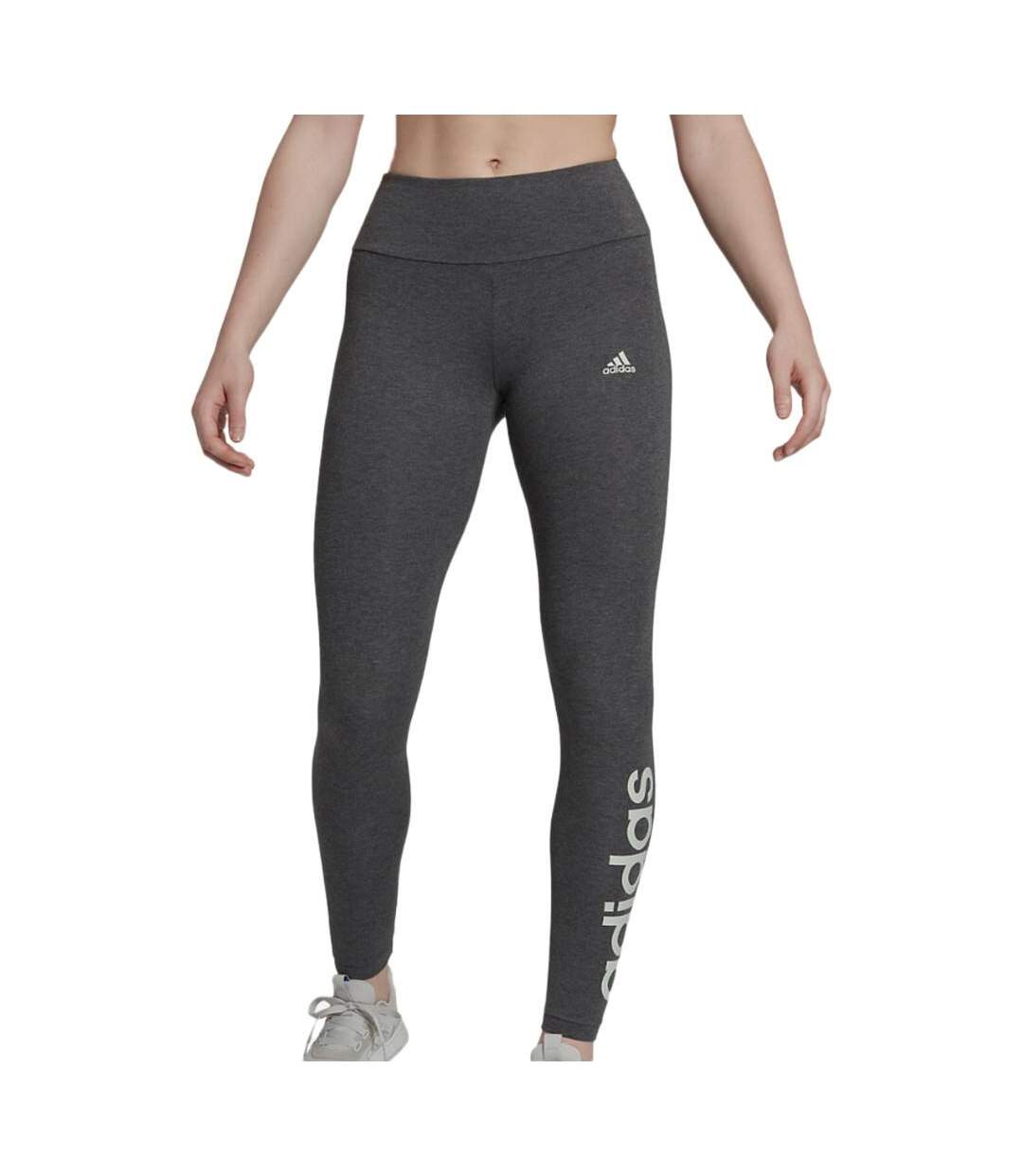 Legging Gris Femme Adidas Lin - XS/S-1