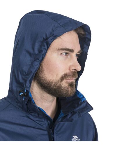 Trespass Mens Fraser II Waterproof Jacket (Navy Tone)