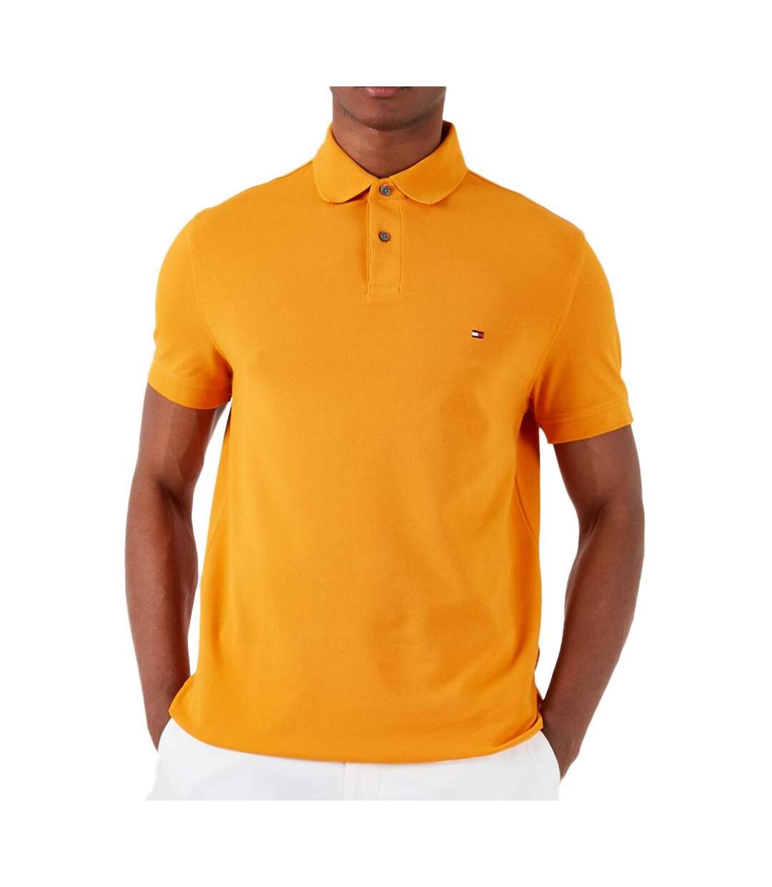 Polo Orange Homme Tommy Hilfiger 1985 Regular - L-1