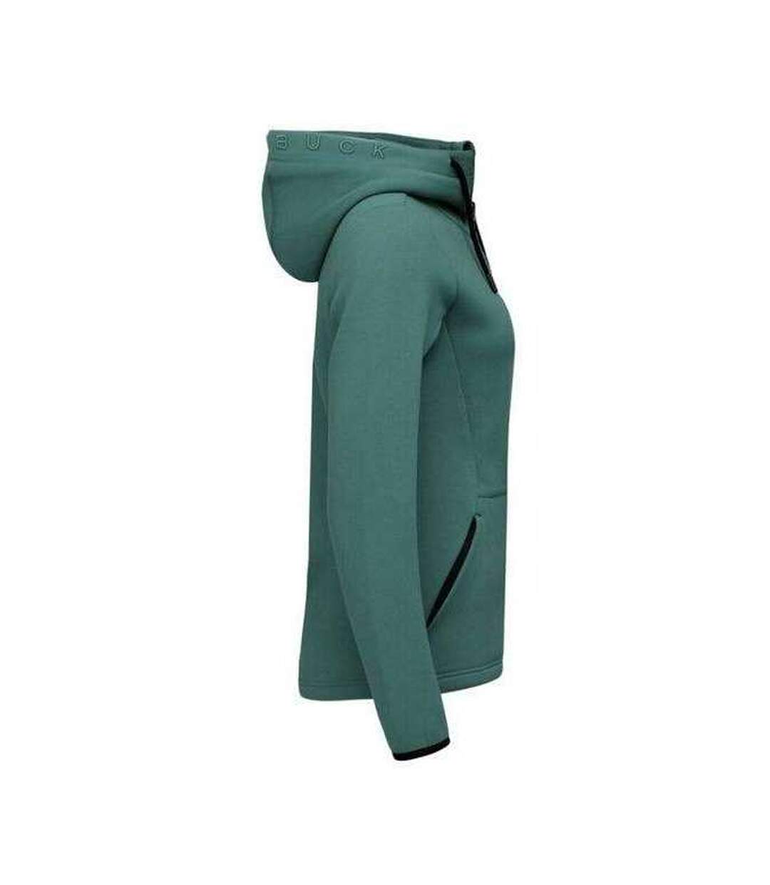 Womens/ladies Pemberton Drawstring Hoodie Pine Green Cutter & Buck-4
