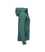 Womens/ladies Pemberton Drawstring Hoodie Pine Green Cutter & Buck-4