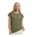 T-shirt Femme Olive Pâle New Morning Studios-1