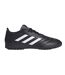 Mens Goletto Viii 3 Stripes Leather Artificial Ground Football Boots Black White Adidas-1