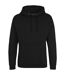 Sweat à capuche college adulte noir anthracite Awdis