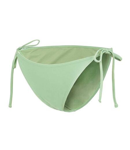 Womens/ladies Plain Bikini Bottoms Sage Green SoulCal